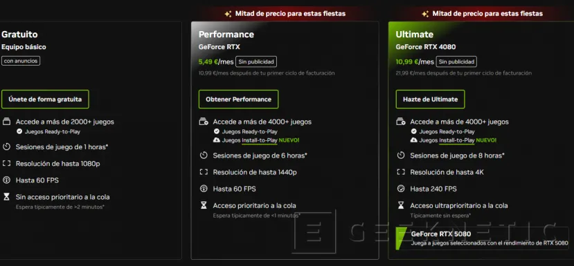 Geeknetic A partir del 1 de enero de 2026, NVIDIA limitará a 100 horas de juego al mes a todos los suscriptores de GeForce Now 1