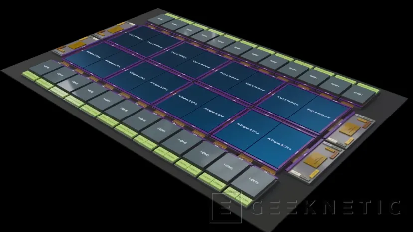 Geeknetic Intel Foundry rompe el límite del silicio con un empaquetado 12x que combina Foveros 3D, EMIB T y hasta 24 módulos HBM5 1