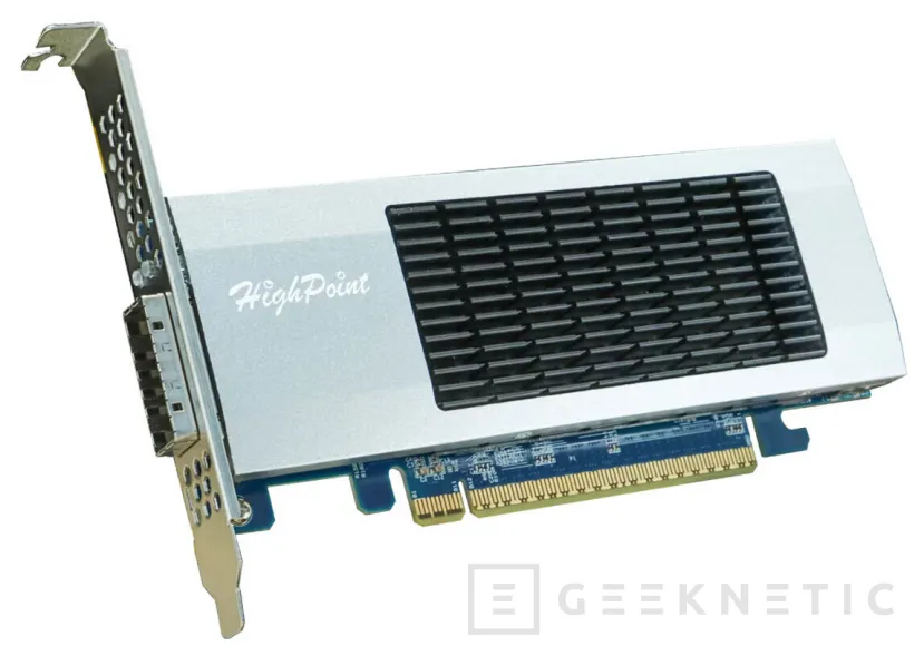 Geeknetic HighPoint presenta Rocket 7634D, la primera tarjeta HIC CDFP externa PCIe Gen 5 independiente del sector 1