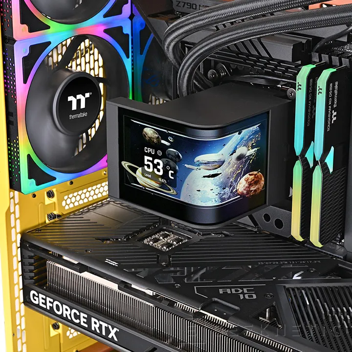 Geeknetic Thermaltake ya tiene disponible su RL MAGCurve 360 Ultra ARGB Sync con pantalla curvada desde 349,90 euros 1