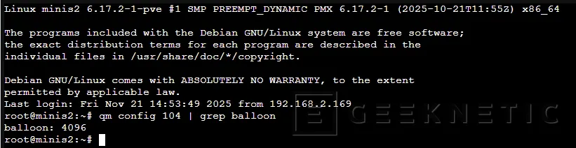 Geeknetic Cómo ahorrar RAM en Proxmox sin sacrificar estabilidad 4