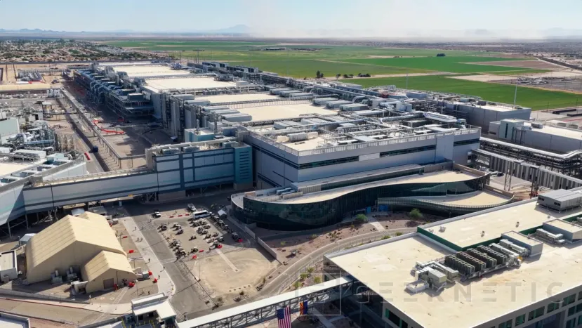 Geeknetic La fábrica de Intel en Arizona supera en volumen a TSMC con 10.000 obleas semanales 1