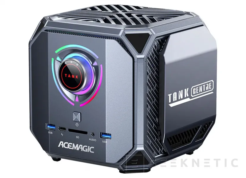 Geeknetic ACEMAGIC Tank M1A Pro llega con dos opciones potentes Ryzen AI Max+ 395 con 128 GB LPDDR5X o Intel Arc A770 MXM 1