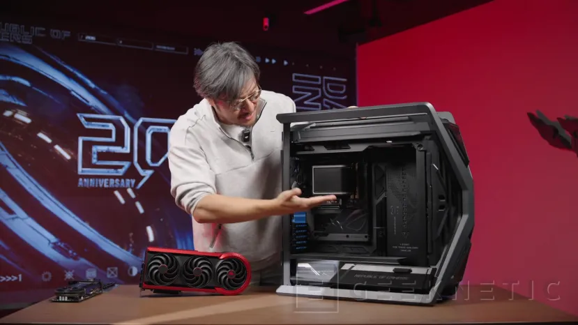 Geeknetic ASUS también tiene disponible la ROG RTX 5090 MATRIX Edición Especial para China con 24 GB de VRAM 3