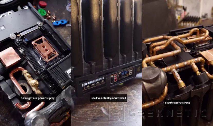 Geeknetic Un radiador victoriano de 50 kilos convertido en disipador pasivo: así funciona un PC moderno sin ventiladores en la CPU 1