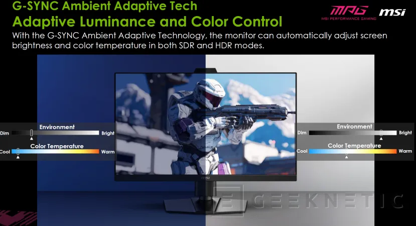 Geeknetic QD-OLED, Modo Dual y NVIDIA G-Sync Pulsar en los nuevos monitores gaming de MSI 5