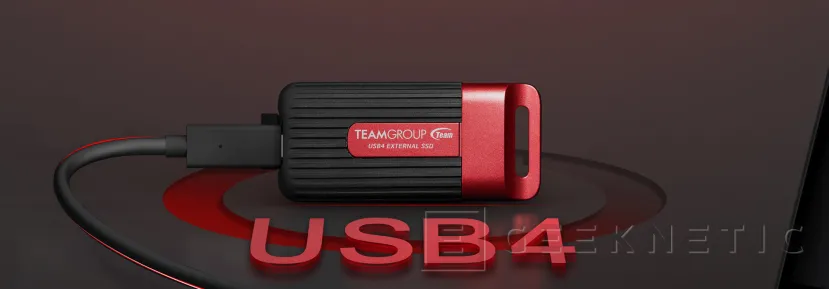 Geeknetic Nuevo SSD externo Teamgroup PD40, hasta 4.000 MB/s gracias a su conectividad USB4 1