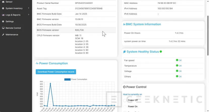 Geeknetic Gigabyte Rack Server R283-Z96-AAE1 16