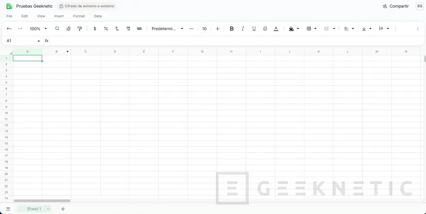 Geeknetic Probamos Proton Sheets, la alternativa a Microsoft Excel y Google Sheets centrada en la privacidad 1