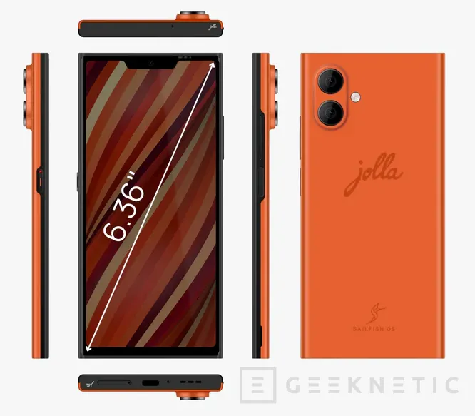 Geeknetic Jolla Phone y Sailfish OS 5: el regreso del móvil europeo Linux con interruptor físico de privacidad 1