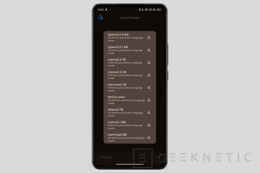 Geeknetic Cómo instalar DeepSeek y otros modelos de IA en un móvil Android 5