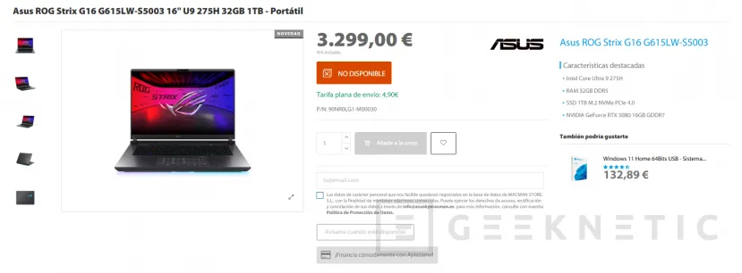 Geeknetic Los portátiles con las NVIDIA RTX 50 Series podrán reservarse a partir del 25 de febrero en algunos vendedores 2