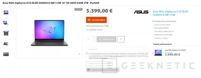 Geeknetic Los portátiles con las NVIDIA RTX 50 Series podrán reservarse a partir del 25 de febrero en algunos vendedores 1
