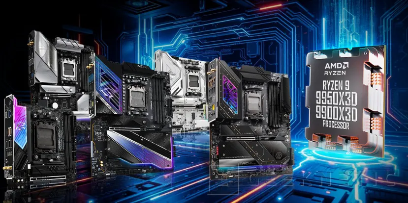 Geeknetic ASRock anuncia compatibilidad con los AMD Ryzen 9 9950X3D y 9900X3D en sus placas con socket AM5 1