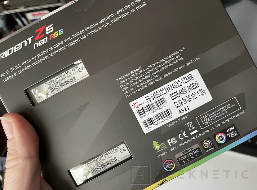 Geeknetic G.Skill Trident Z5 Neo DDR5 48GB-6400MHz C32 Review 2