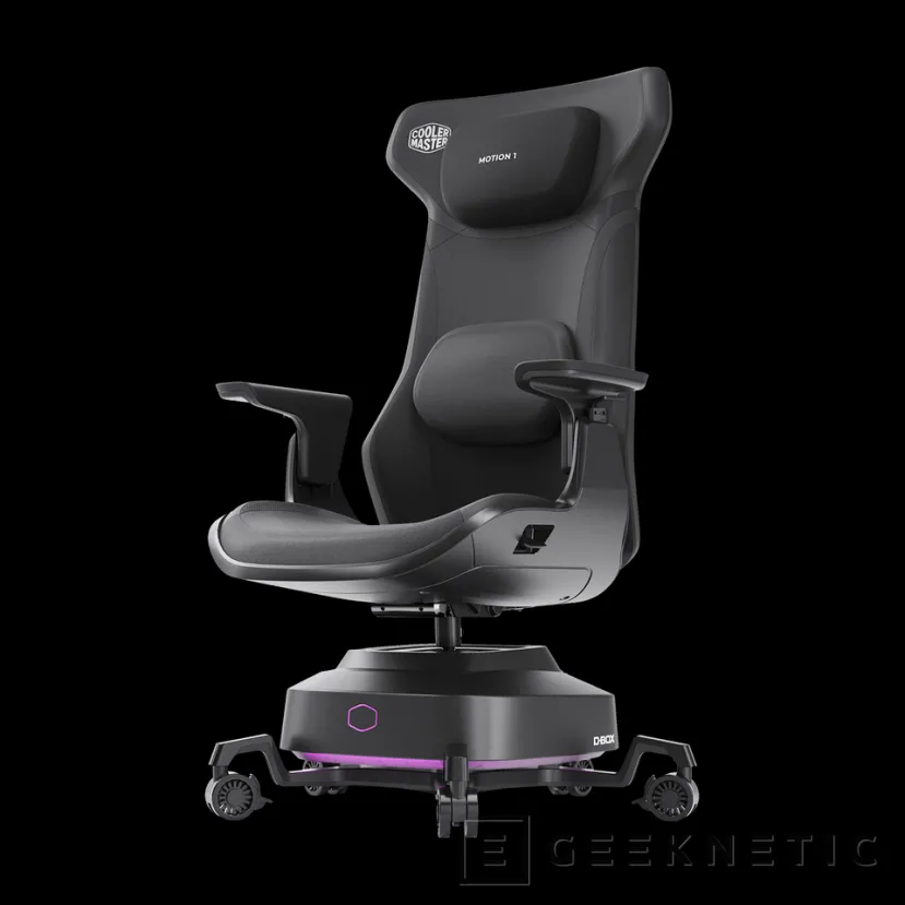 Geeknetic Ya está disponible la silla con respuesta háptica Cooler Master Motion 1 por 2.499 dólares 1