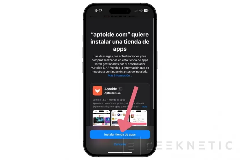 Geeknetic Aptoide llega al iPhone: Cómo descargar juegos y aplicaciones Gratis 5