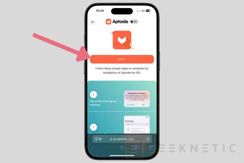 Geeknetic Aptoide llega al iPhone: Cómo descargar juegos y aplicaciones Gratis 1