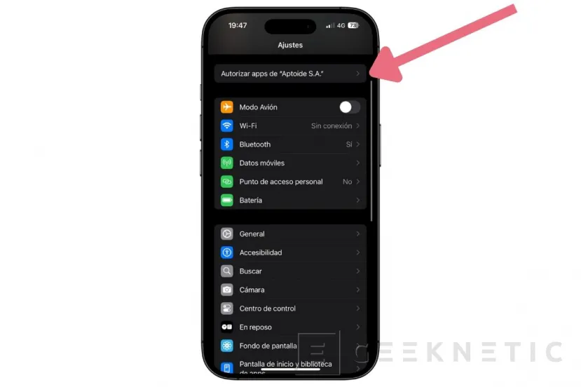 Geeknetic Aptoide llega al iPhone: Cómo descargar juegos y aplicaciones Gratis 3