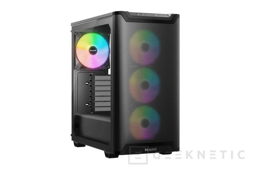 Geeknetic Nuevas cajas be quiet! Pure Base 501 LX y Pure Base 501 DX con iluminación ARGB y cristal templado 2