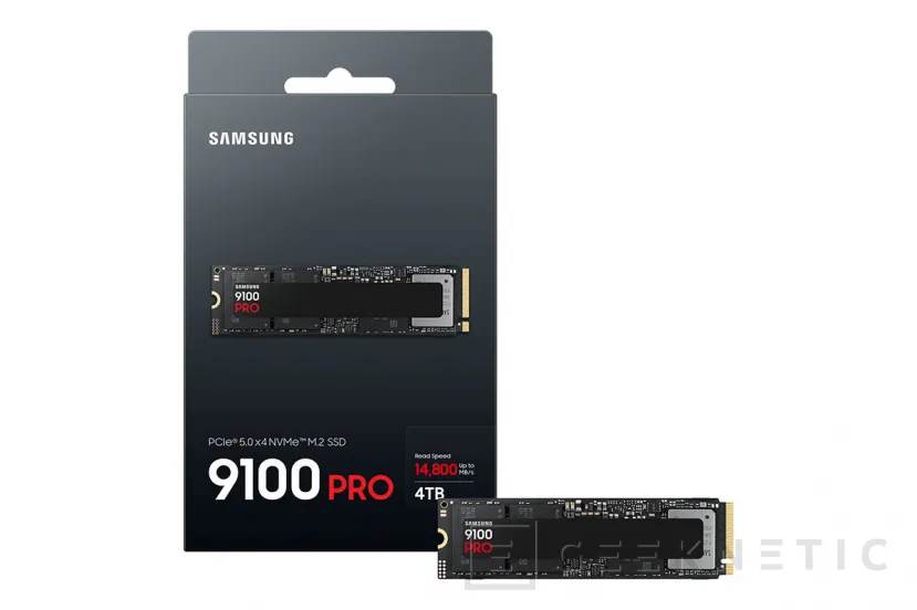 Geeknetic Samsung presenta los SSD PCIe 5.0 9100 Pro Series con velocidades de hasta 14,800 MB/s y 8 TB de capacidad 1
