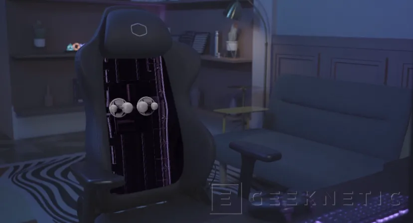 Geeknetic Cooler Master presenta la silla Hybrid M con sistema de masajes integrado 2