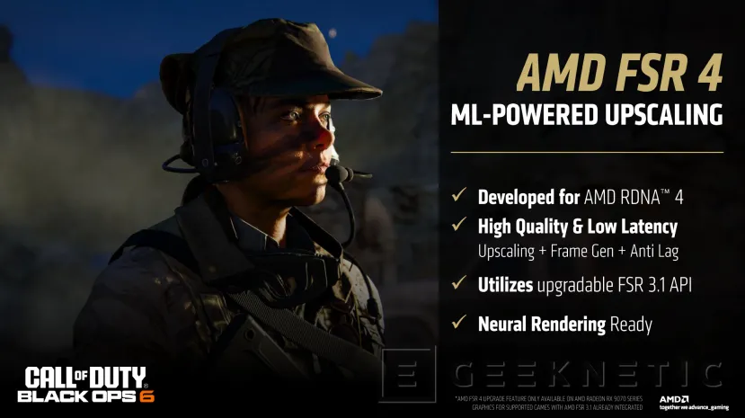 Geeknetic AMD FSR 4 multiplica por 3,5 el rendimiento en tus juegos a 4K 1