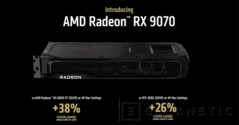 Geeknetic Las AMD Radeon RX 9070 Series ofrecen hasta un 42% más de rendimiento que la Radeon RX 7900 GRE 2
