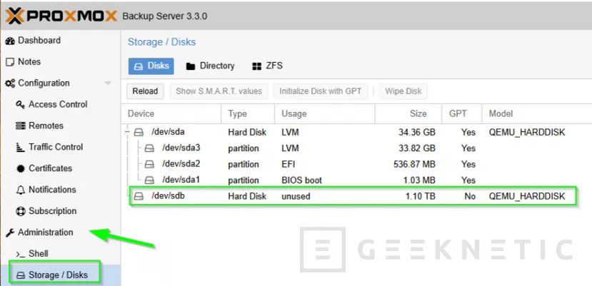 Geeknetic Cómo Instalar y Configurar Proxmox Backup Server (PBS) para mantener los datos de tu empresa a buen recaudo  21