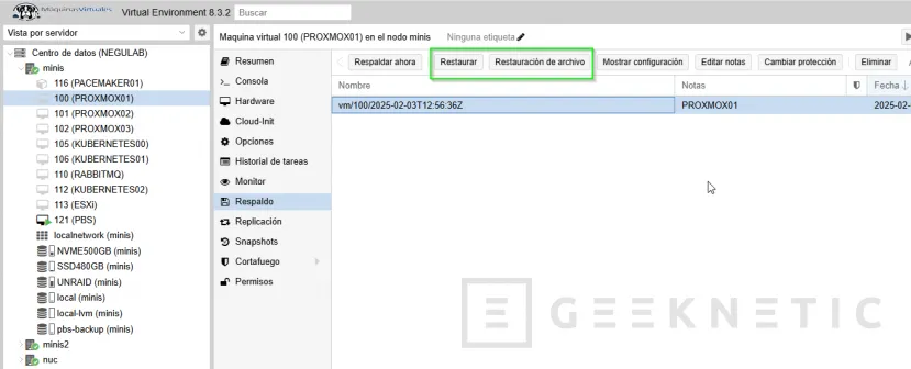 Geeknetic Cómo Instalar y Configurar Proxmox Backup Server (PBS) para mantener los datos de tu empresa a buen recaudo  46