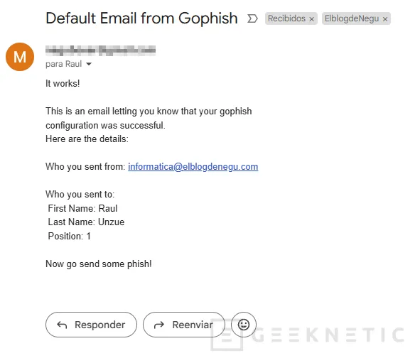 Geeknetic Valida la Seguridad de tu Empresa con Phishing Simulado usando GoPhish 16