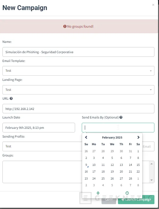 Geeknetic Valida la Seguridad de tu Empresa con Phishing Simulado usando GoPhish 27