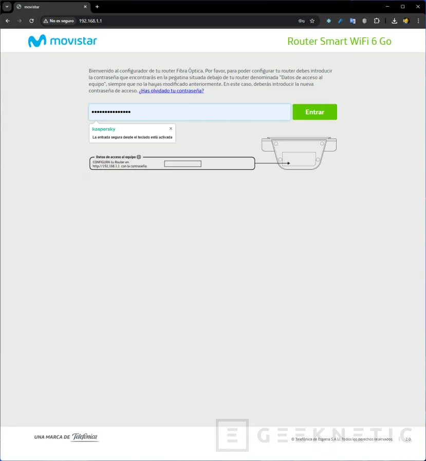 Geeknetic Cómo entrar en la configuración de tu router con 192.168.1.1 3
