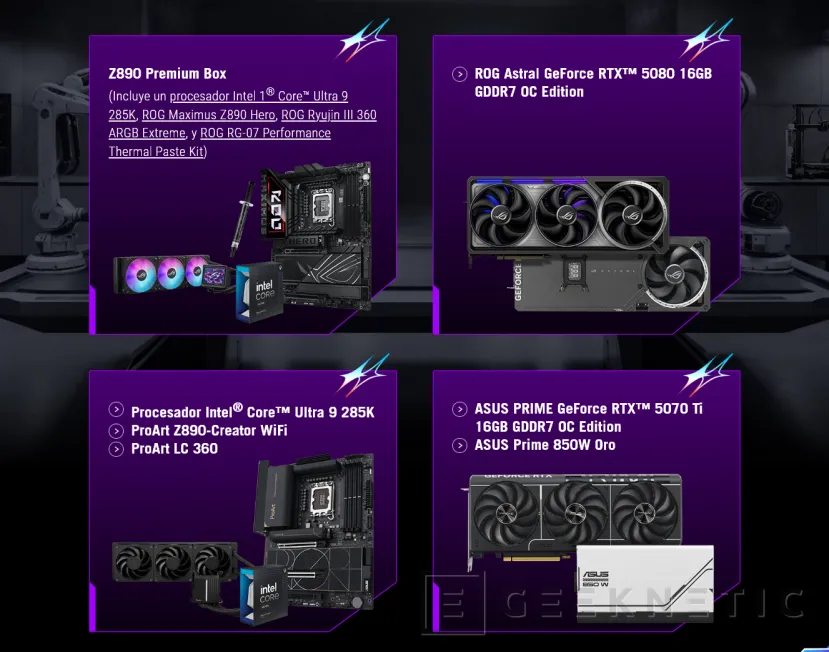 Geeknetic Hasta 12.400 euros en premios está sorteando ASUS solo por realizar algunas tareas en Gleam 1