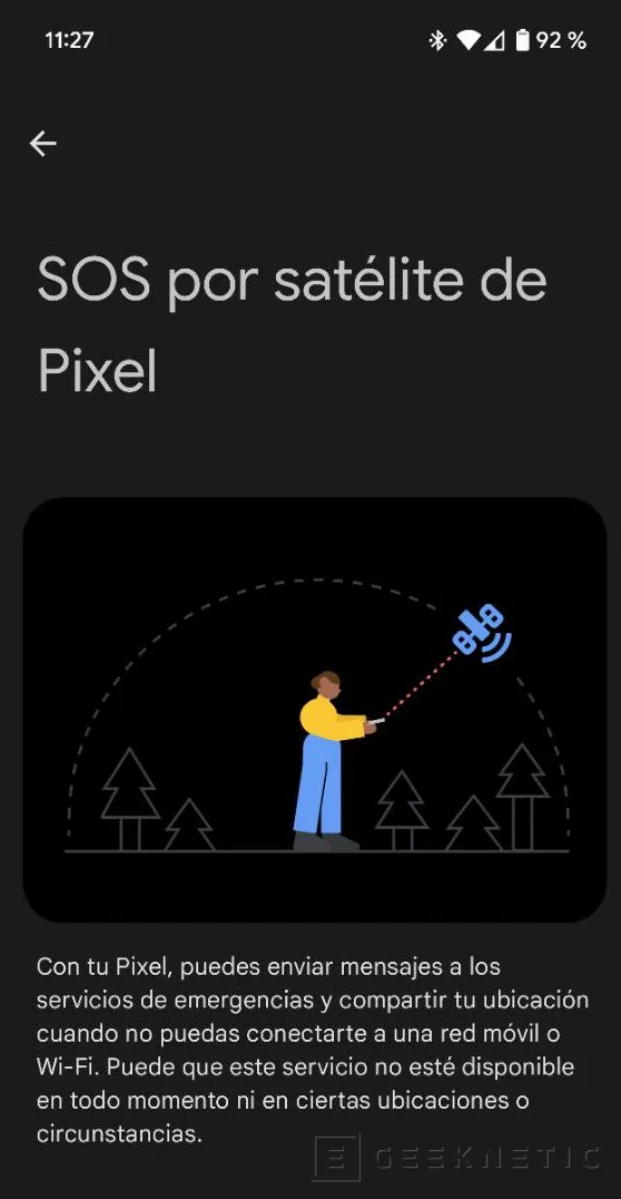 Geeknetic Los Google Pixel 9 ya soportan llamadas de emergencia por satélite en España 1