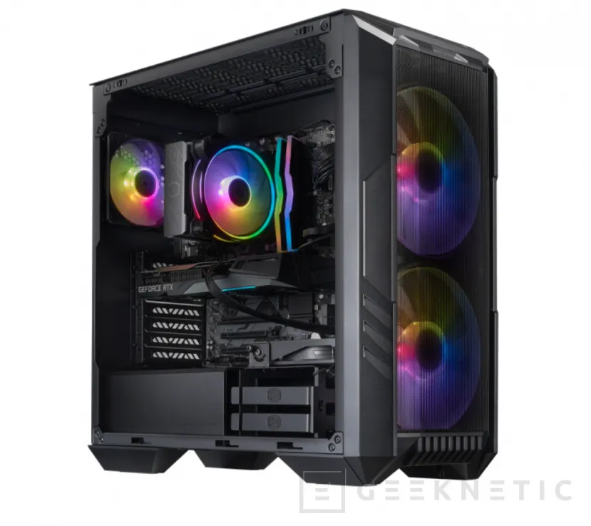 Geeknetic Cooler Master lanza el PC Gaming HAF 5 PRO con una RTX 4060 TI y un Core i7-12700F 1