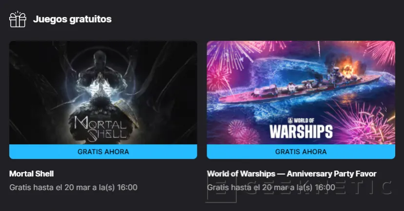 Geeknetic Llévate gratis esta semana Mortal Shell y complementos para World of Warships en la Epic Games Store 1