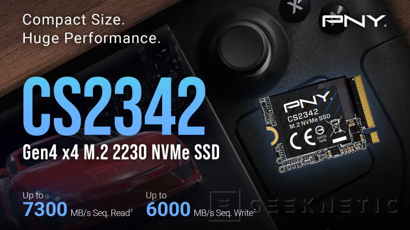 Geeknetic El disco SSD PNY CS2342 tiene un tamaño de 2230, hasta 2 TB y lee a 7.300 MB/s 1