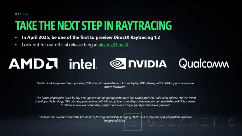 Geeknetic Microsoft ha actualizado DirectX Raytracing a la versión 1,2 con mejoras en la optimización y el renderizado de hasta 2,3 veces más 2
