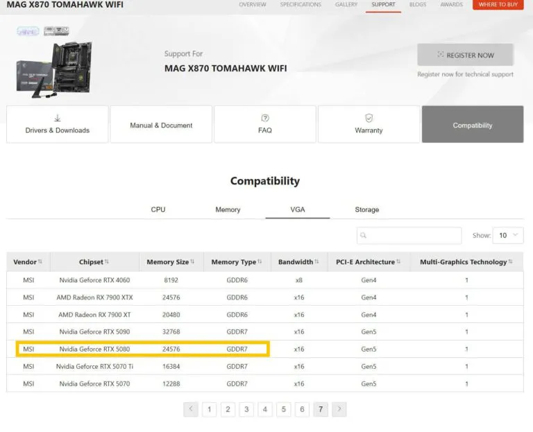 Geeknetic MSI publica en dos sitios las especificaciones de la RTX 5080 con 24 GB de VRAM, ¿Error o futuro modelo? 2