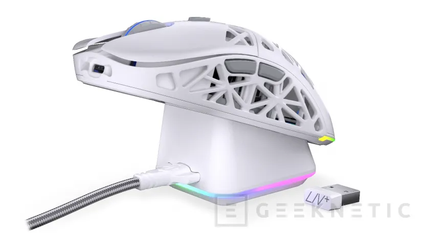 Geeknetic Endorfy lanza nuevos ratones gaming ligeros de la gama LIV con conectividad triple y acabado blanco 1