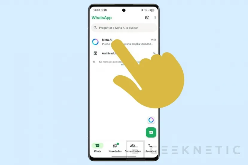 Geeknetic Cómo Usar Meta AI en Whatsapp 3