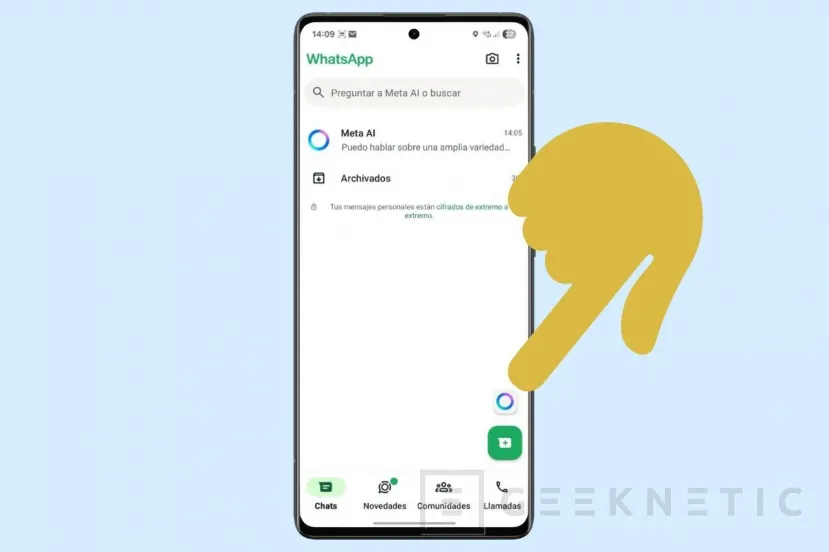 Geeknetic Cómo Usar Meta AI en Whatsapp 1