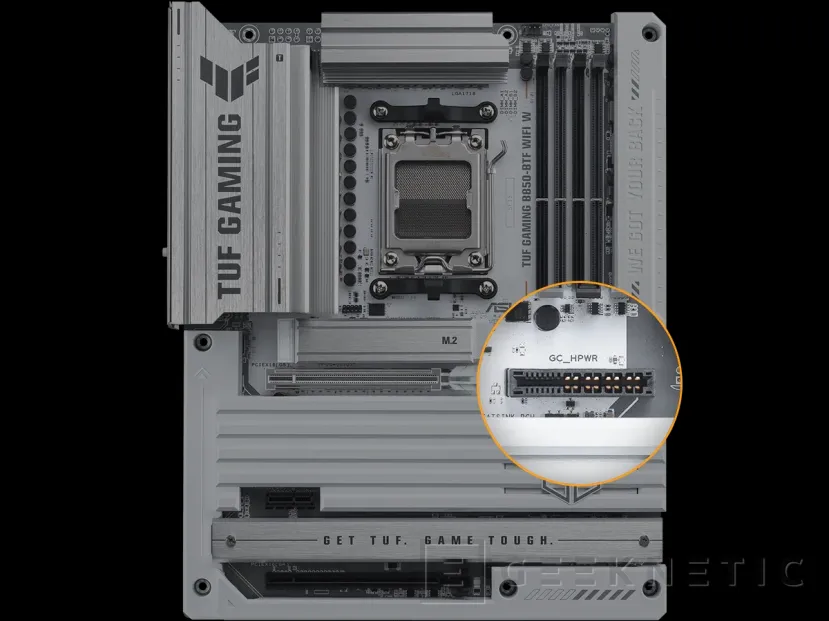 Geeknetic ASUS anuncia su primera placa con chipset B850 para AM5, con conectores ocultos y conector de 600 W para gráficas 3