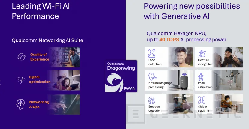 Geeknetic DragonWing FWA Gen 4 Elite: Así es el nuevo SoC de Qualcomm para entornos empresariales con 40 TOPS de IA y 5G avanzado 2