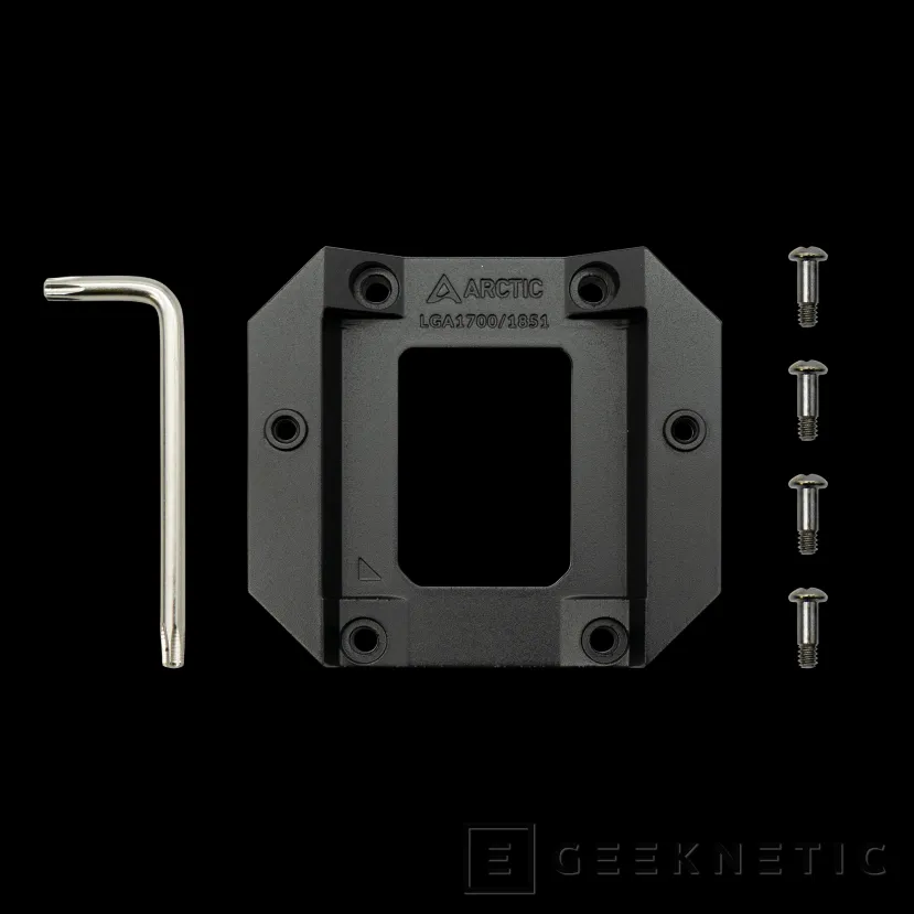 Geeknetic ARCTIC ha presentado un marco de contacto descentrado para los Intel LGA1851 compatible con sus RL Freezer III 1