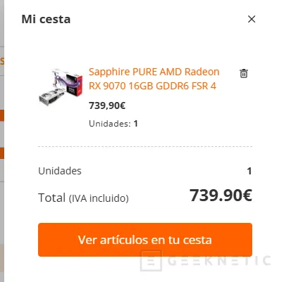 Geeknetic Las AMD Radeon RX 9070 Series también subirán su precio por encima del recomendado después de agotar las primeras unidades 3