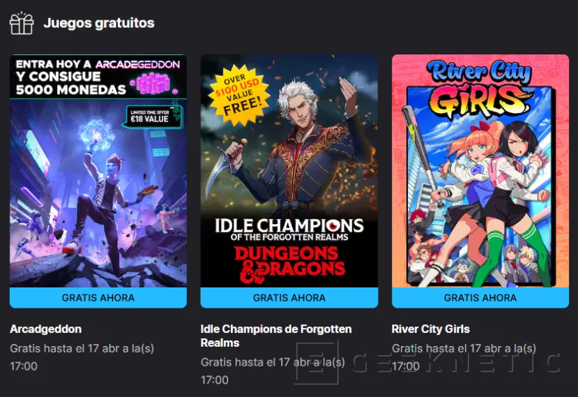 Geeknetic Llévate Gratis esta semana River City Girls y contenido para Idle Champions y Arcadegeddon en la Epic Games Store 1