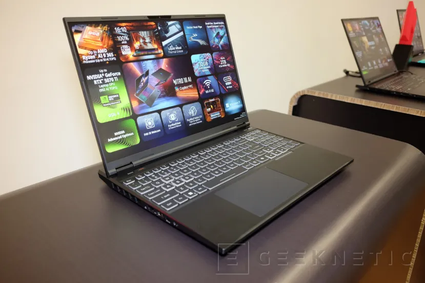 Geeknetic Acer Renueva sus portátiles Nitro para jugadores con los AMD Ryzen AI 300 y gráficas NVIDIA RTX 50 Series 1