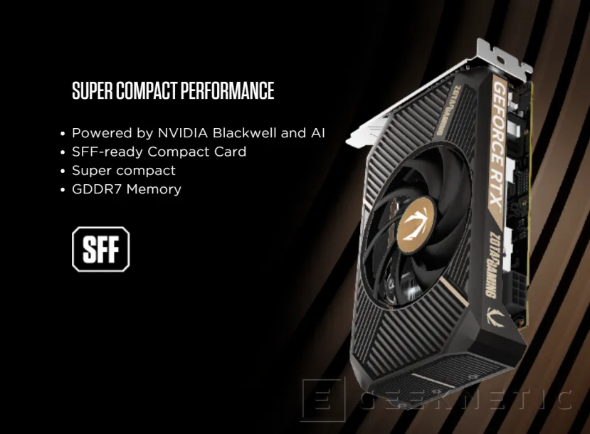 Geeknetic ZOTAC presenta sus modelos RTX 5060 Series que incluyen diseños de un ventilador 4